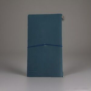 Traveler's Notebook Passport Blue Leather Cover New No Box Japan TN